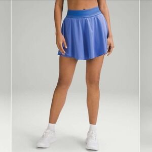 Lululemon Court Rival High-Rise Skirt *Long Wild Indigo Blue Size 8